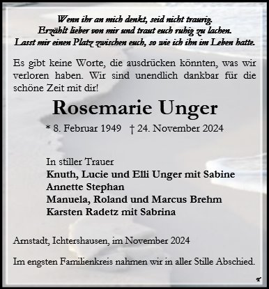 Rosemarie Unger