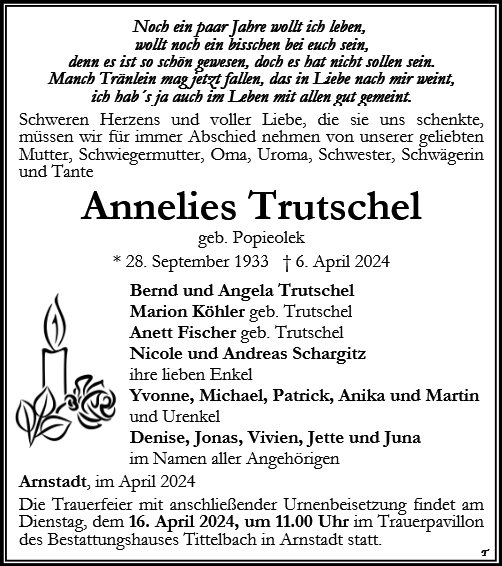 Annelies Trutschel