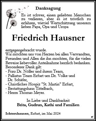 Friedrich Hausner