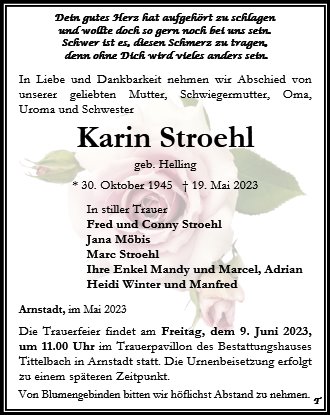 Karin Stroehl