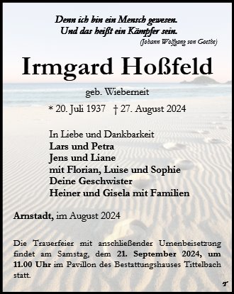 Irmgard Hoßfeld