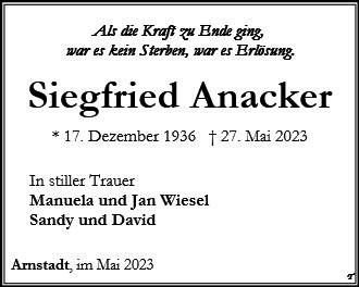 Siegfried Anacker
