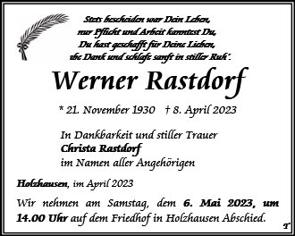Werner Rastdorf