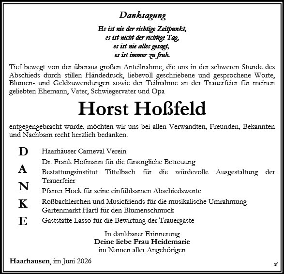 Horst Hoßfeld