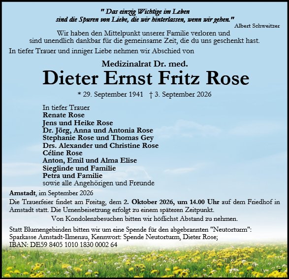 Dieter Rose