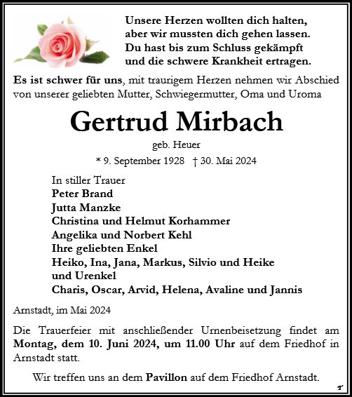 Gertrud Mirbach