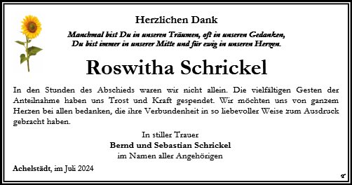 Roswitha Schrickel