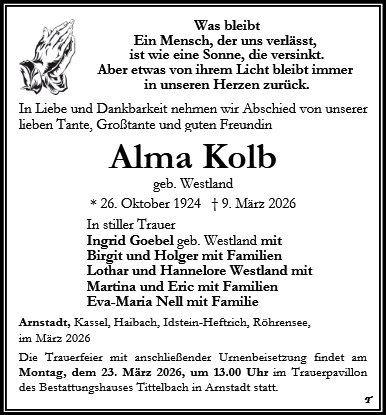 Alma Kolb