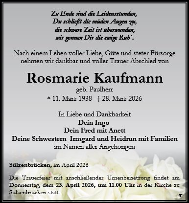 Rosmarie Kaufmann
