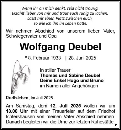 Wolfgang Deubel