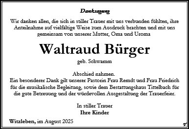 Waltraud Bürger
