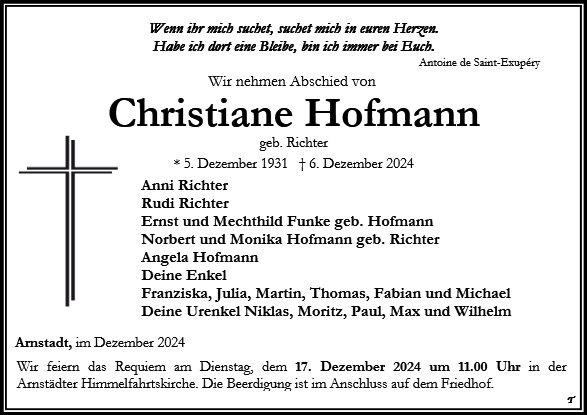 Christiane Hofmann