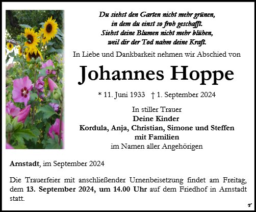 Johannes Hoppe