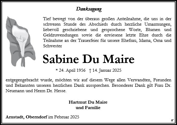 Sabine Du Maire