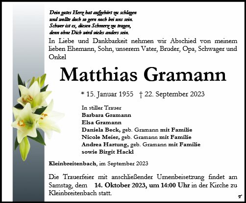 Matthias Gramann