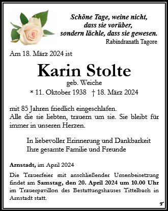Karin Stolte