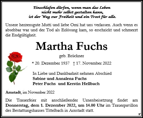Martha Fuchs