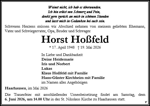 Horst Hoßfeld