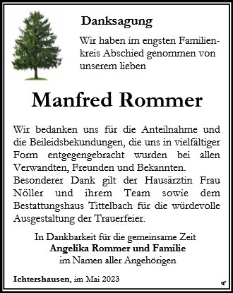 Manfred Rommer