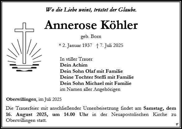 Annerose Köhler