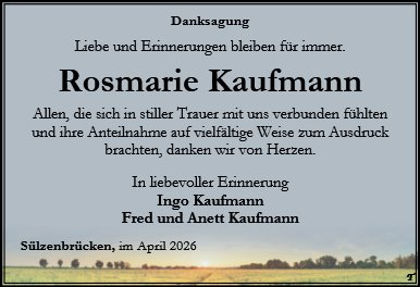 Rosmarie Kaufmann