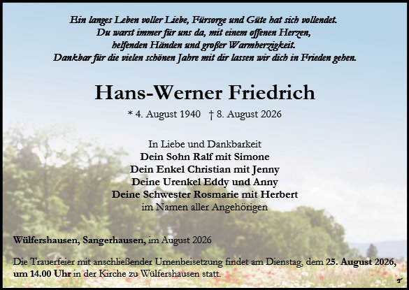 Hans-Werner Friedrich