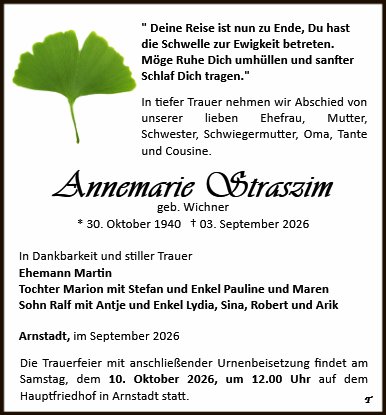 Annemarie Straszim