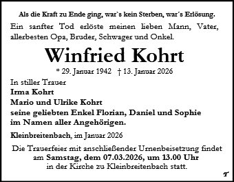 Winfried Kohrt