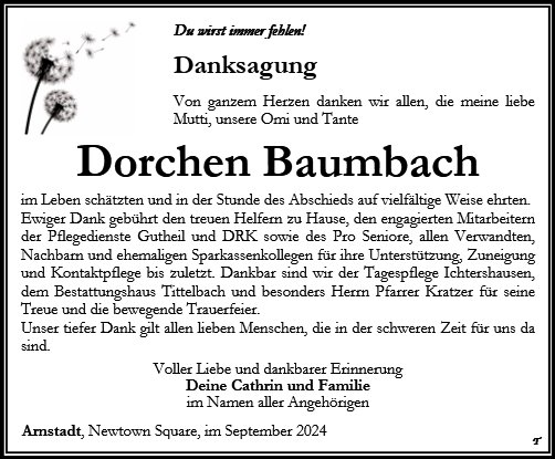 Dora Baumbach