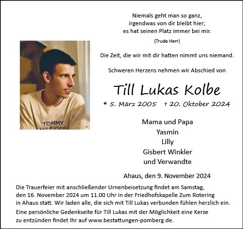 Till Lukas Kolbe