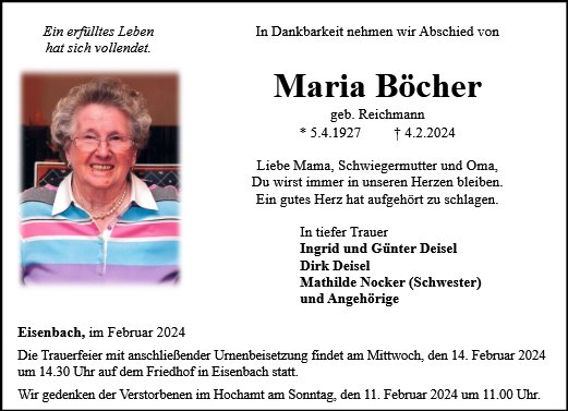 Maria Böcher
