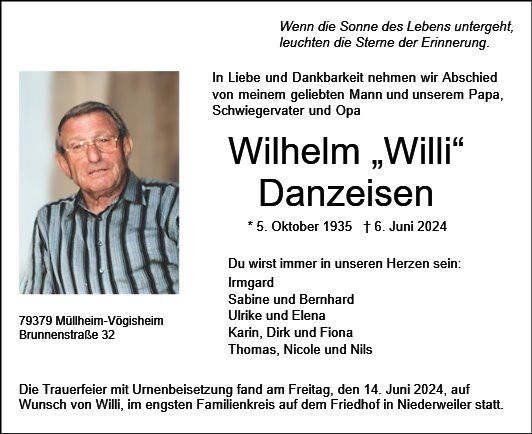 Wilhelm Danzeisen