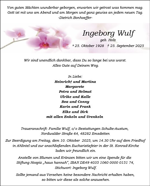 Ingeborg Wulf