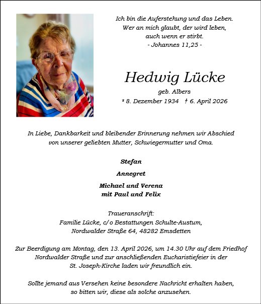 Hedwig Lücke