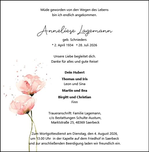 Anneliese Lagemann