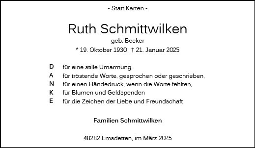 Ruth Schmittwilken