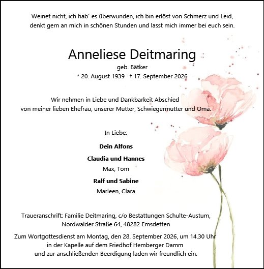 Anneliese Deitmaring