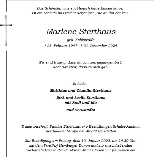 Marlene Sterthaus