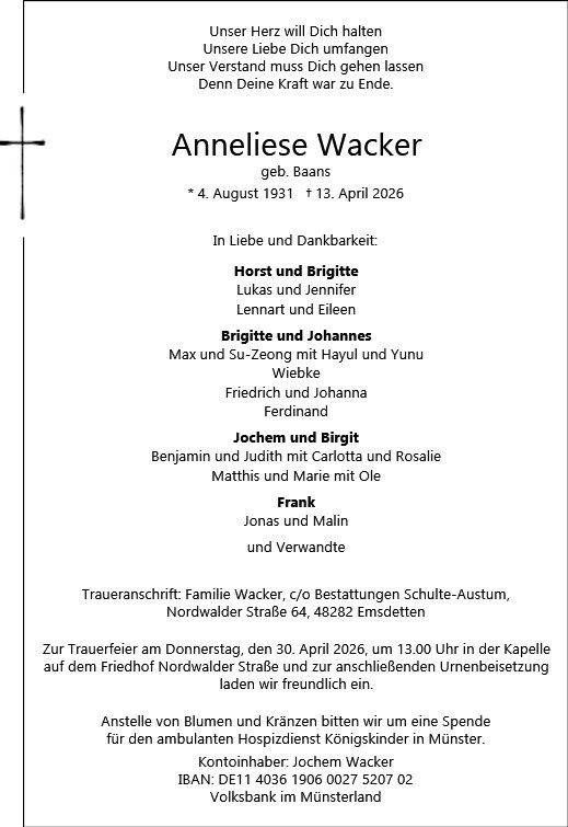 Anneliese Wacker
