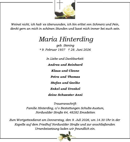 Maria Hinterding