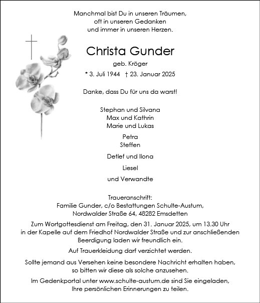 Christa Gunder