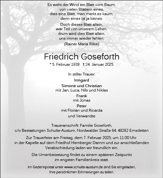 Friedrich Goseforth