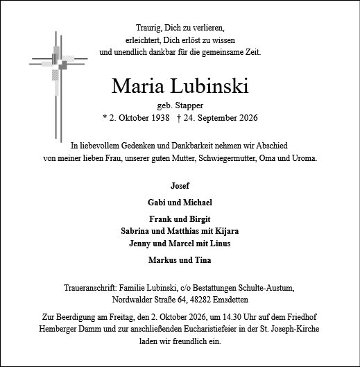 Maria Lubinski