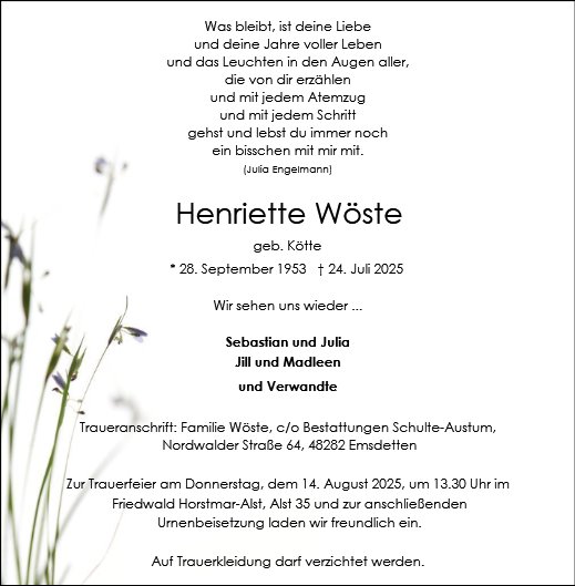 Henriette Wöste
