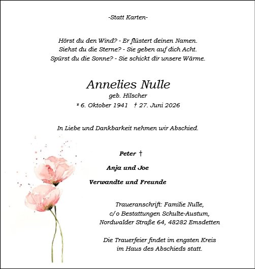 Annelies Nulle