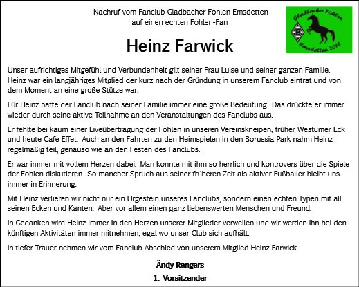 Heinz Farwick