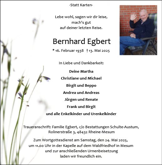 Bernhard Egbert