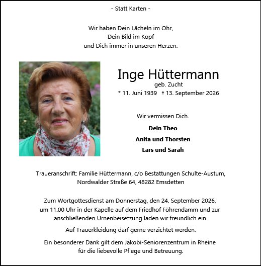 Ingeborg Hüttermann