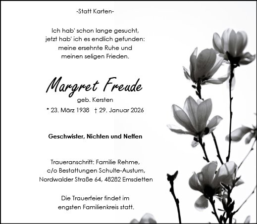 Margret Freude